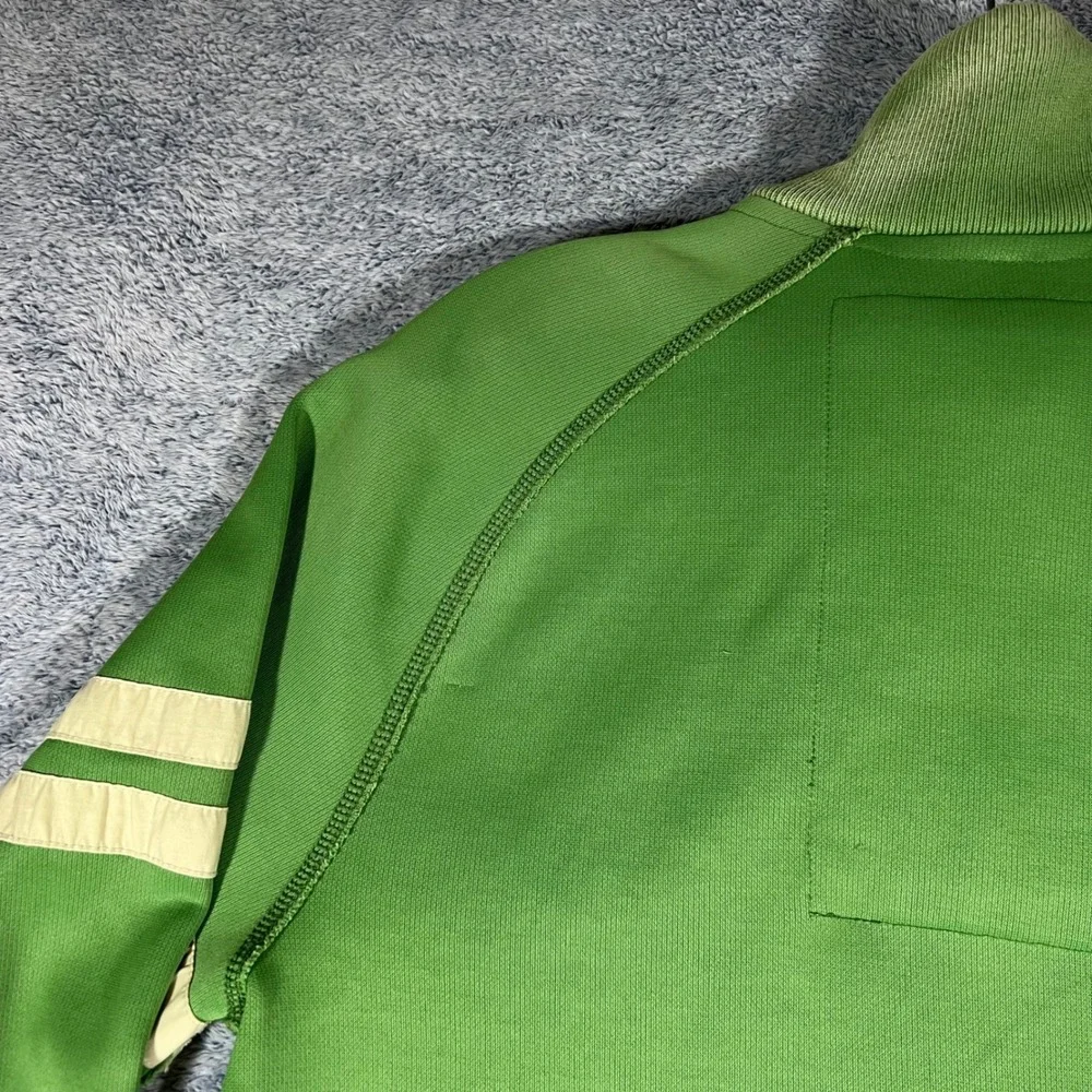 Abercrombie &‎ Fitch Mens Green Full Zip Track Jacket Large Vintage Y2K Athletic